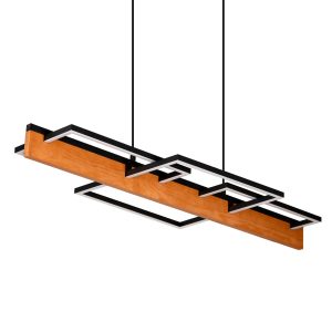 Sanico Goldlux lampa wisząca LARYSA LED 35W czarna 4000K IP20 - 334336