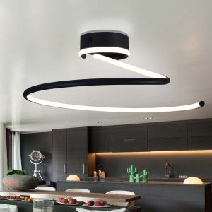 Sanico Goldlux DIUNA LED 34W lampa sufitowa czarna 4000K IP20 - 335722