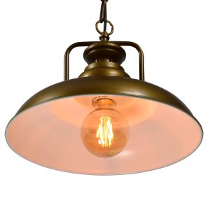 Sanico Goldlux ICELAND 1xE27 lampa wisząca brąz IP20 - 306180