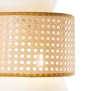 Sanico Goldlux kinkiet ścienny GRENADA 1xE27 beżowy IP20 - 331144