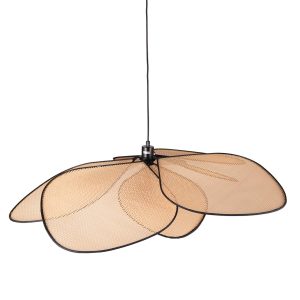 Sanico Goldlux lampa wisząca TOBAGO XL 1xE27 naturalna beżowa w stylu boho IP20 - 331199