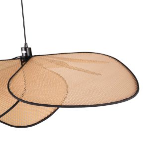 Sanico Goldlux lampa wisząca TOBAGO XL 1xE27 naturalna beżowa w stylu boho IP20 - 331199