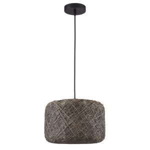Sanico Goldlux lampa wisząca CLEA 1xE27 szara IP20 - 332226
