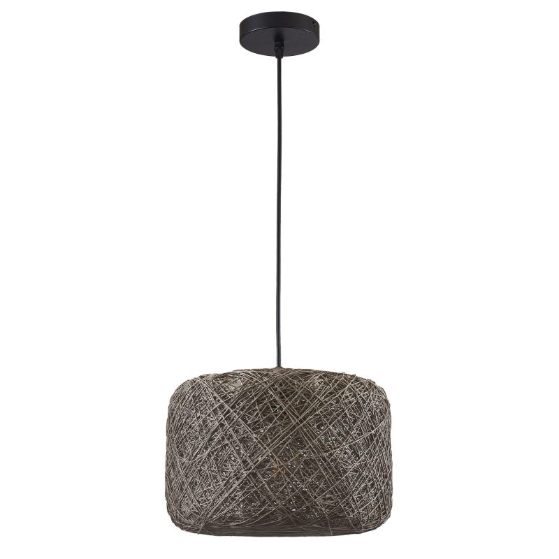 Sanico Goldlux lampa wisząca CLEA 1xE27 szara IP20 - 332226