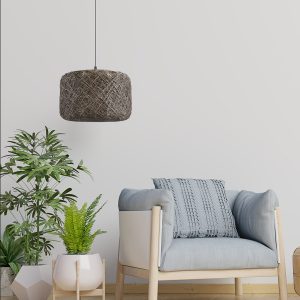 Sanico Goldlux lampa wisząca CLEA 1xE27 szara IP20 - 332226