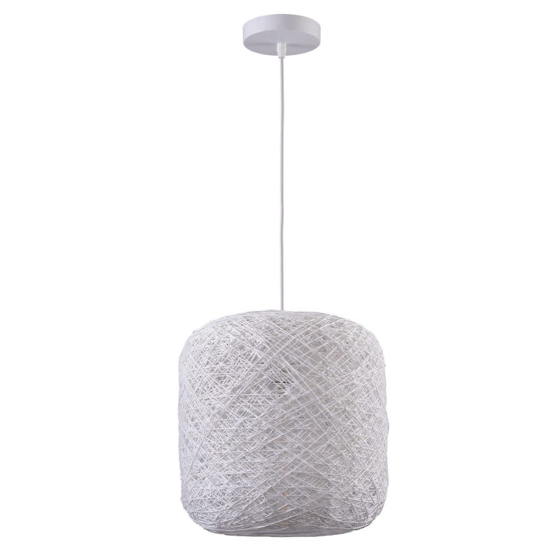 Sanico Goldlux lampa wisząca IGA 1xE27 biała IP20 - 332240