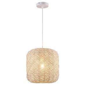 Sanico Goldlux lampa wisząca IGA 1xE27 biała IP20 - 332240