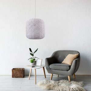 Sanico Goldlux lampa wisząca IGA 1xE27 biała IP20 - 332240