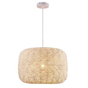 Sanico Goldlux lampa wisząca MONICA 1xE27 biała IP20 - 332257