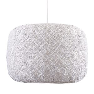 Sanico Goldlux lampa wisząca MONICA 1xE27 biała IP20 - 332257