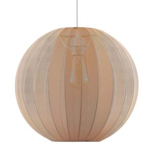 Sanico Goldlux lampa wisząca SENSAI 1xE27 beżowa IP20 - 333605