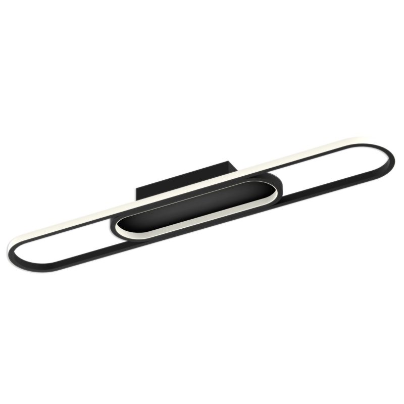 Sanico Goldlux lampa sufitowa CORDOBA LED 26W czarna 4000K IP20 - 335197
