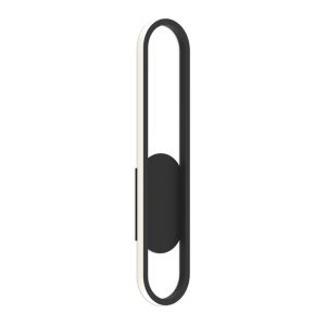 Sanico Goldlux kinkiet ścienny CORDOBA LED 12W czarny 4000K IP20 - 335203