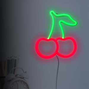 Sanico Goldlux lampka dekoracyjna LED NEON CHERRY USB A zasilanie bateryjne IP20 - 335777