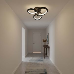 Sanico Goldlux lampa ścienno sufitowa LED RIBBON 12W czarny 4000K IP20 - 336002
