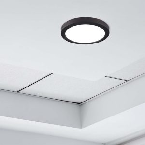 Sanico Goldlux RIGEL LED 18W oprawa natynkowa okrągła stała czarna 4000K IP20 - 336064