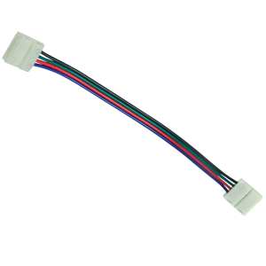Sanico Goldlux Złączka kątowa elastyczna dwustronna do taśm LED RGB 4pin 10mm IP20 - 303431