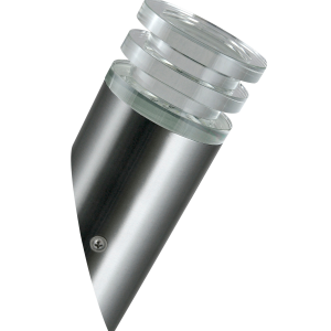 Sanico Goldlux CRYSTAL LED kinkiet oprawa elewacyjna skośna satyna IP44 - 304322