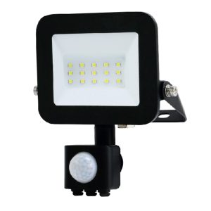 Sanico Goldlux Naświetlacz LED 10W 900lm 6500K z czujnikiem ruchu i zmierzchu czarny IP65 - 304780
