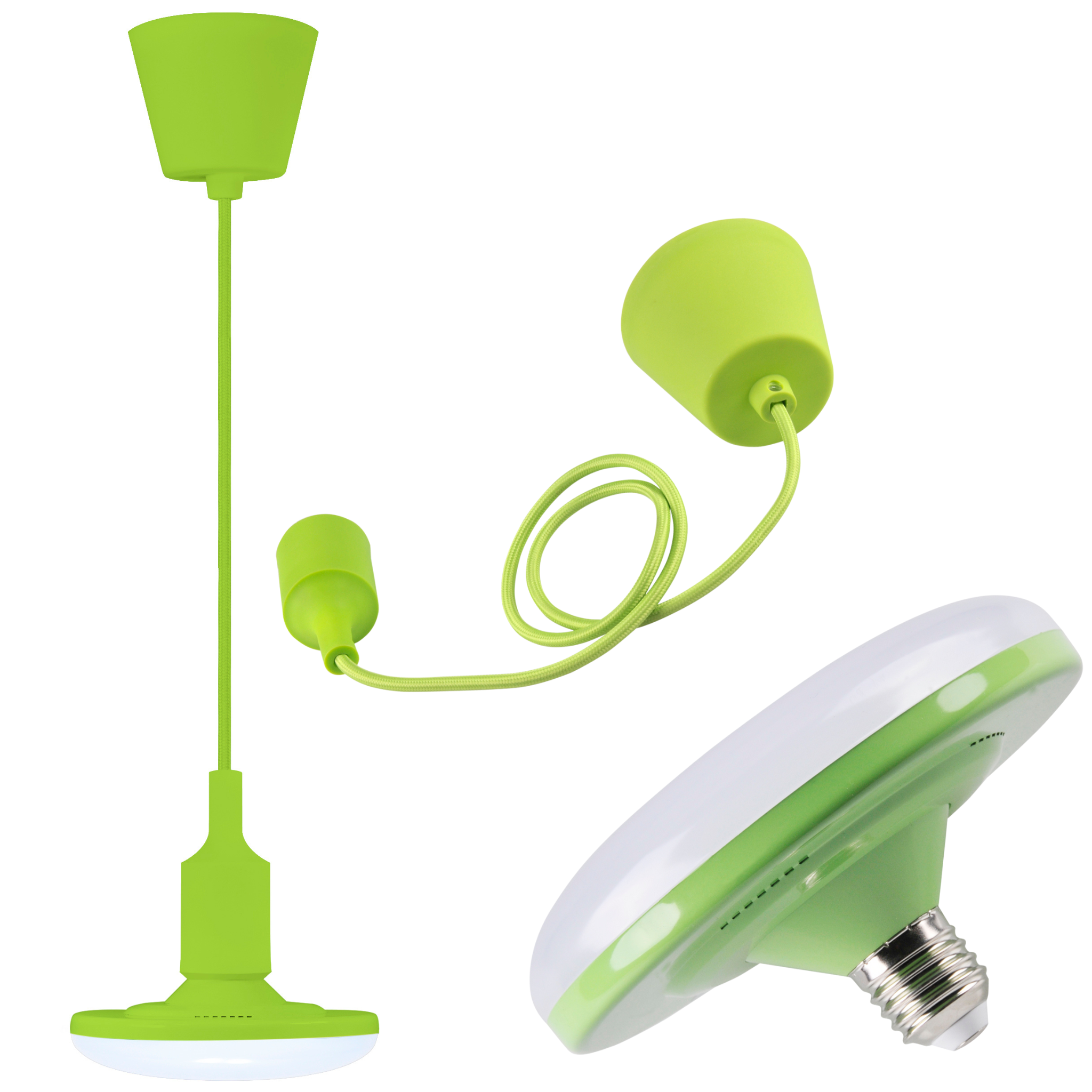 Lampka wisząca Goldlux KIKI 10 LED zielona - 308092 Lampka wisząca Goldlux KIKI 10 LED zielona - 308092