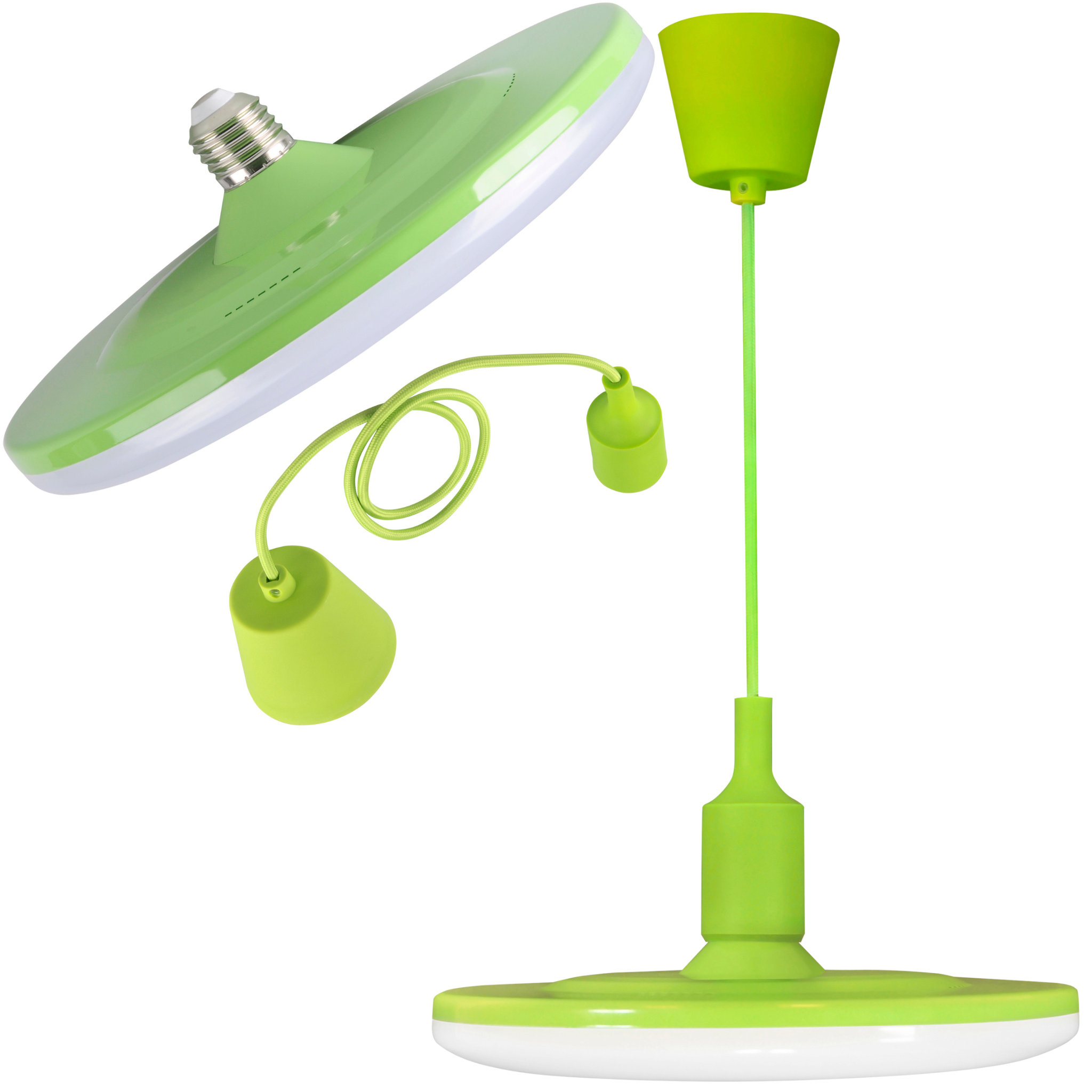 Lampka wisząca Goldlux KIKI 15 LED zielona - 308139 Lampka wisząca Goldlux KIKI 15 LED zielona - 308139