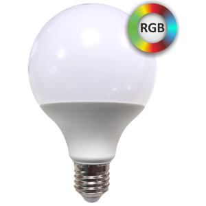 Sanico Goldlux Żarówka LED SMART E27 G95 8,7W RGB + CIEPŁA 3000K sterowana pilotem - 311436