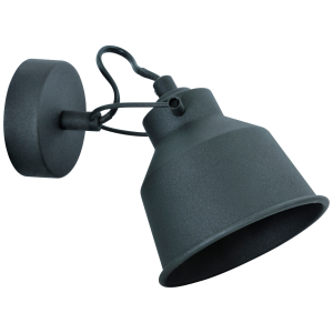 Sanico Goldlux NIKO 1xE14 kinkiet oprawa ścienna czarna IP20 - 311801