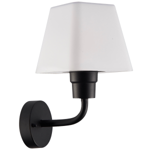 Sanico Goldlux GIZA E27 kinkiet oprawa elewacyjna góra czarna IP44 - 312259