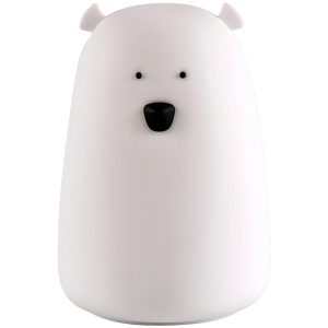 Sanico Goldlux MIŚ TAP TAP LED lampka dekoracyjna z akumulatorem silikonowa biała - 312952