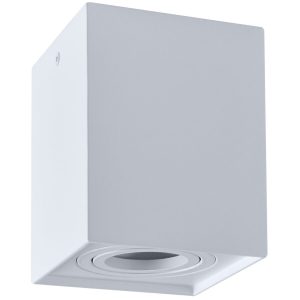 Sanico Goldlux HADAR Q1 GU10 oprawa natynkowa kwadratowa ruchoma biała IP20 - 313119