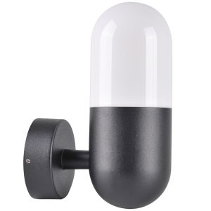 Sanico Goldlux HORTEN E27 kinkiet oprawa elewacyjna czarna IP44 - 314147