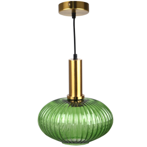 Sanico Goldlux lampa wisząca NORFOLK 1xE27 green IP20 - 314314