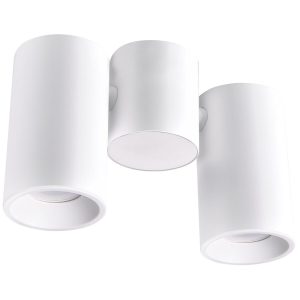 Sanico Goldlux HOBRO 2xGU10 oprawa natynkowa okrągła ruchoma biała IP20 - 315410