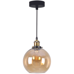 Sanico Goldlux lampa wisząca IRWIN 1xE27 amber IP20 - 316202