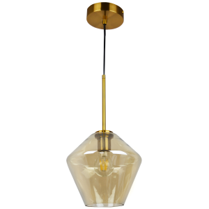 Sanico Goldlux lampa wisząca GREA-S 1xE27 amber IP20 - 316240