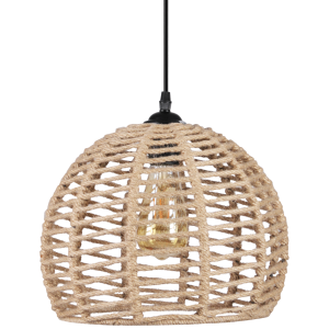 Sanico Goldlux lampa wisząca OTIS 1xE27 czarno-beżowa IP20 - 316837