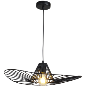Sanico Goldlux lampa wisząca LOFT ABANO 1xE27 czarna IP20 - 317186