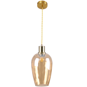 Sanico Goldlux LAGRI 1xE27 lampa wisząca amber IP20 - 318831