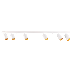 Sanico Goldlux Sanico oprawa listwa ścienno sufitowa MARIBEL 6xGU10 biała złota 321244 IP20 - 321244