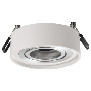 Sanico Goldlux GAJA MR16 oprawa podtynkowa okrągła ruchoma biała/srebrna IP20 - 322135