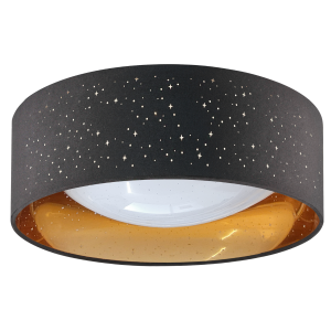 Sanico Goldlux TULUZA 32 plafon LED czarny 4000K IP20 - 323088