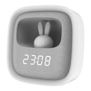 Sanico Goldlux lampka nocna BUNNY 2 LED z budzikiem IP20 - 328144