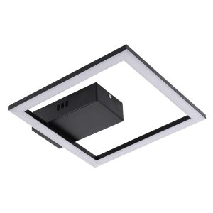 Sanico Goldlux lampa sufitowa RITA 1 LED 14W czarna 4000K IP20 - 329738
