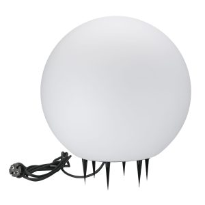 Sanico Goldlux lampa ogrodowa ARGENTO 40 biała kula 1xE27 220-240V IP65 - 330390