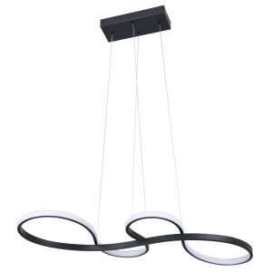 Sanico Goldlux lampa wisząca LED SALSA 38W 4000K czarna IP20 - 331090