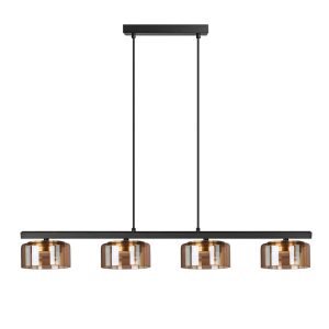 Sanico Goldlux lampa wisząca OFELIA 4xGX53 90cm 4000K amber IP20 - 331311