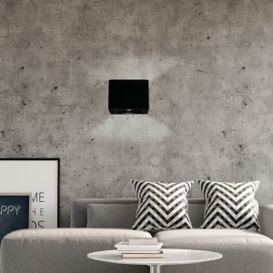 Sanico Goldlux MIRI LED PIR lampa dekoracyjna kinkiet 3000K-6400K akumulator+przewód USB-C czarna IP20 - 331434