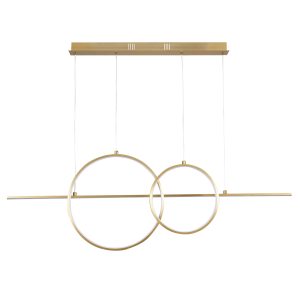 Sanico Goldlux lampa wisząca LAURA LED 42W 4000K złota IP20 - 331809