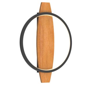 Sanico Goldlux kinkiet ścienny MELISA LED 12W czarny 4000K IP20 - 334275