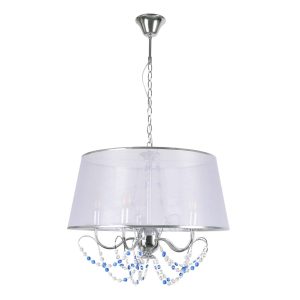 Lampa wisząca Goldlux ABBAZIA 5xE14 chrom - 310484